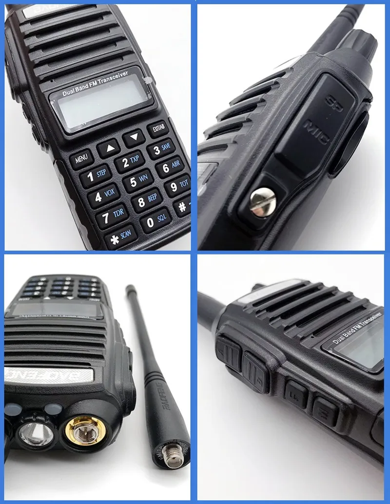 8 Вт Baofeng UV-82 рация длинный диапазон UHF VHF морской CB любительский радио сканер трансивер PMR 446 UV 82 большой Battey 3800 мАч