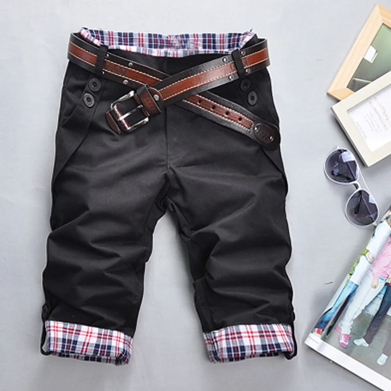 

Uzzdss 2021 Nieuwe Man Casual Shorts Pocket Cargo Shorts Mode Mannen Merk-Kleding Knie Lengte Shorts Voor mannen Plus Size 3XL