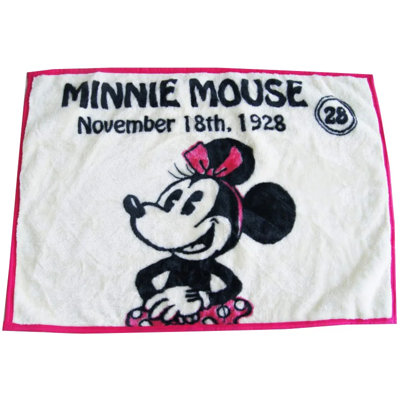Minnie 2 Дисней мультфильм Минни Микки Маус Ститч Винни автомобиль одеяло с человеком пауком бросок 70x100 см летнее одеяло s для ребенка на кровать кроватки - Цвет: Minnie 2