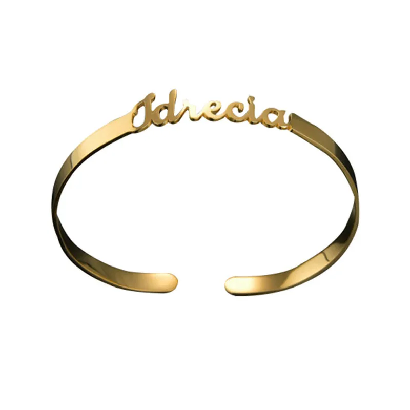 

2021 Customized Name Bracelet Stainless Steel Bracelet-Personalized Adjustable For Girl Boy Birthday Gift