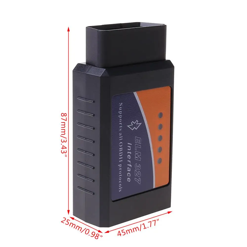 ELM327 V1.5 Bluetooth Поддержка Android 16pin Obd2 автомобильный сканер диагностический
