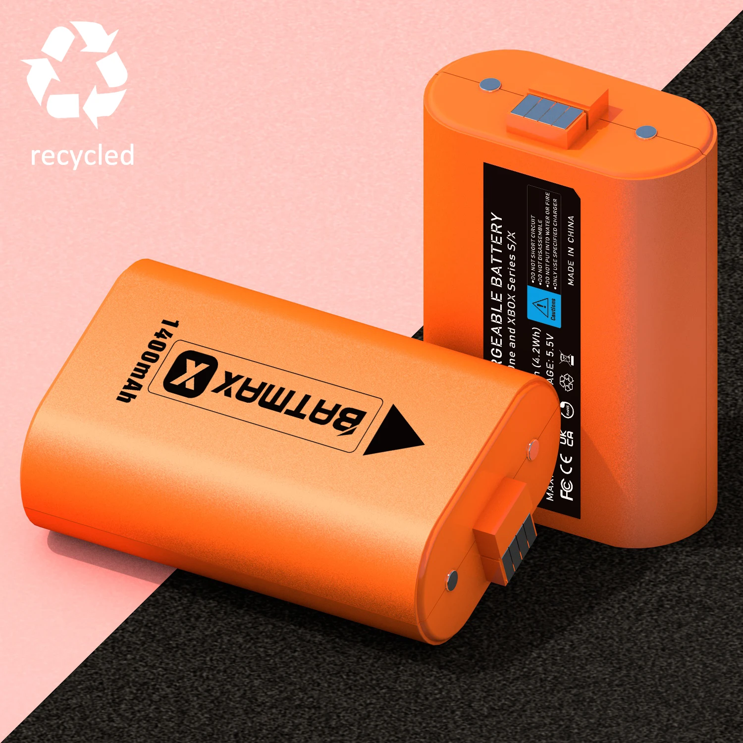 Набор литий-ионных батарей Akkus 1400 мАч для беспроводного игрового контроллера Xbox