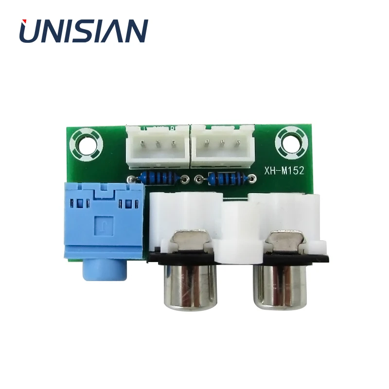 Соединительная плата для разъема наушников UNISIAN аудио разъем RCA aux3.5 мм к