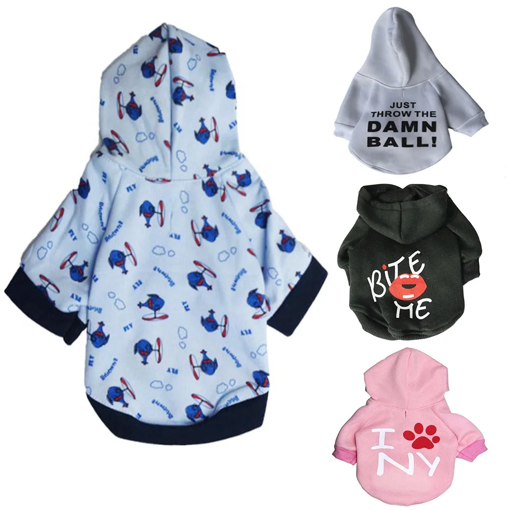

Cheap and Good Quality Autumn and Winter New Printing Lips Helicopter Hoodie Sweater Long Sleeve T-shirt Coat Puppy Dog Clothes