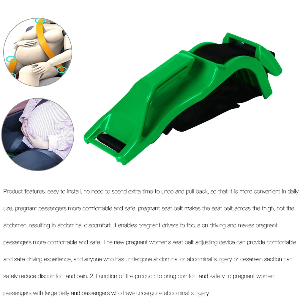 

Pregnant Car Seat Belt Adjuster,Comfort and Safety for Maternity Moms Belly,Protect Unborn Baby,Pregnant Woman Driving Safe Belt