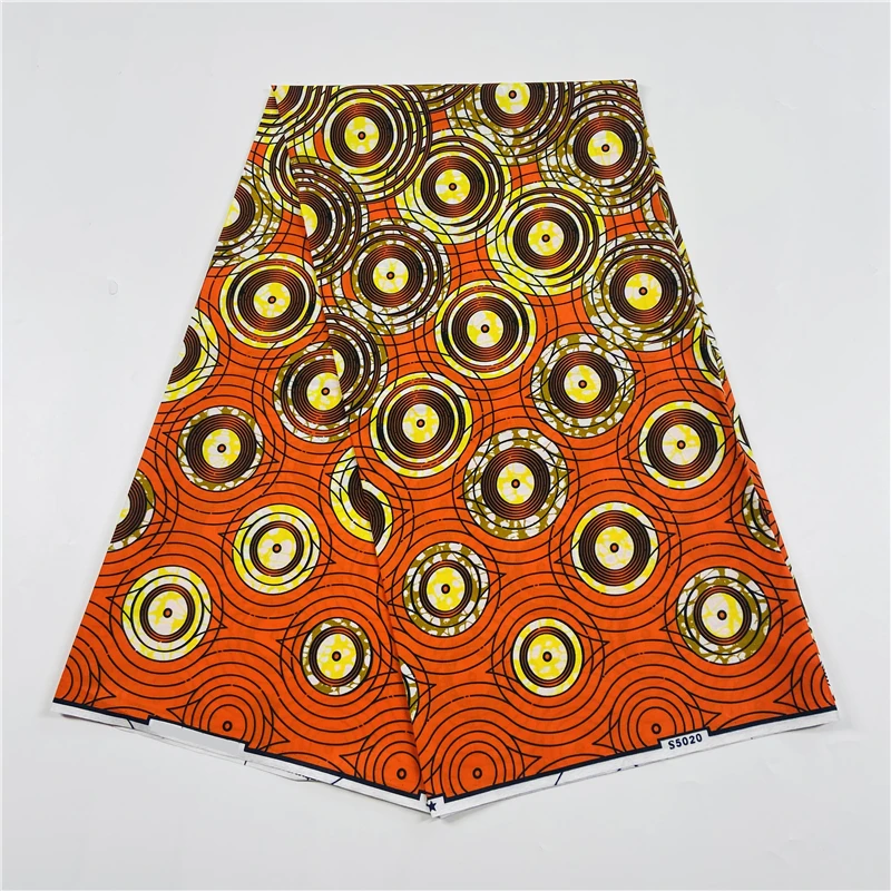 

Ankara Fabric African Real Wax Batik Print Fabric 100% Cotton 6 Yards Ghana Nigerian Loincloth Pagne Tissue For Sewing VLS-001