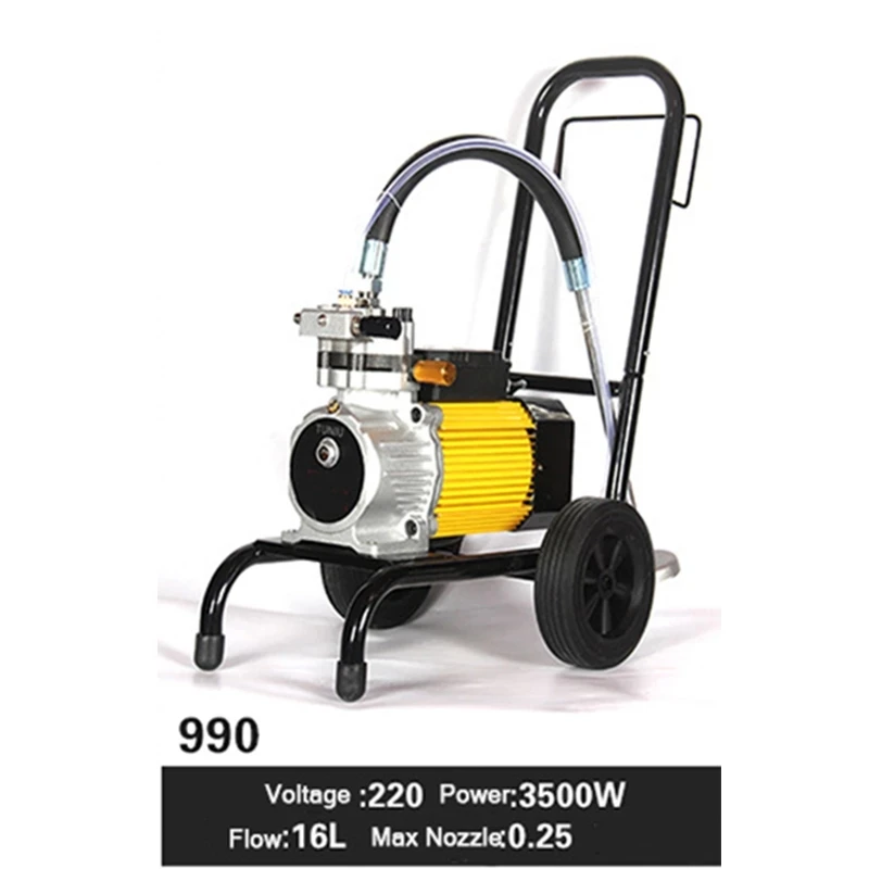 

Безвоздушная высокого давления для краски Spray Machine Industrial Wall Electric распылитель для краски смешивания 220v 3500w