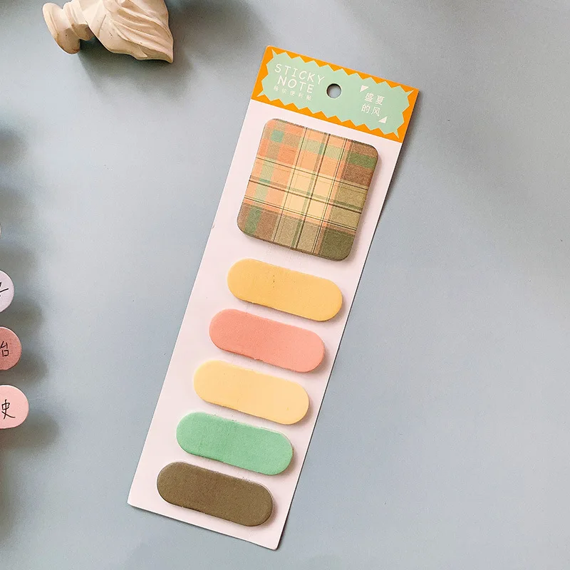 

2021 120 Sheets/Set Colorful Paper Memo Pad Sticky Notes Bookmark Post It Marker Memo Sticker Office Student Stationery Supplies