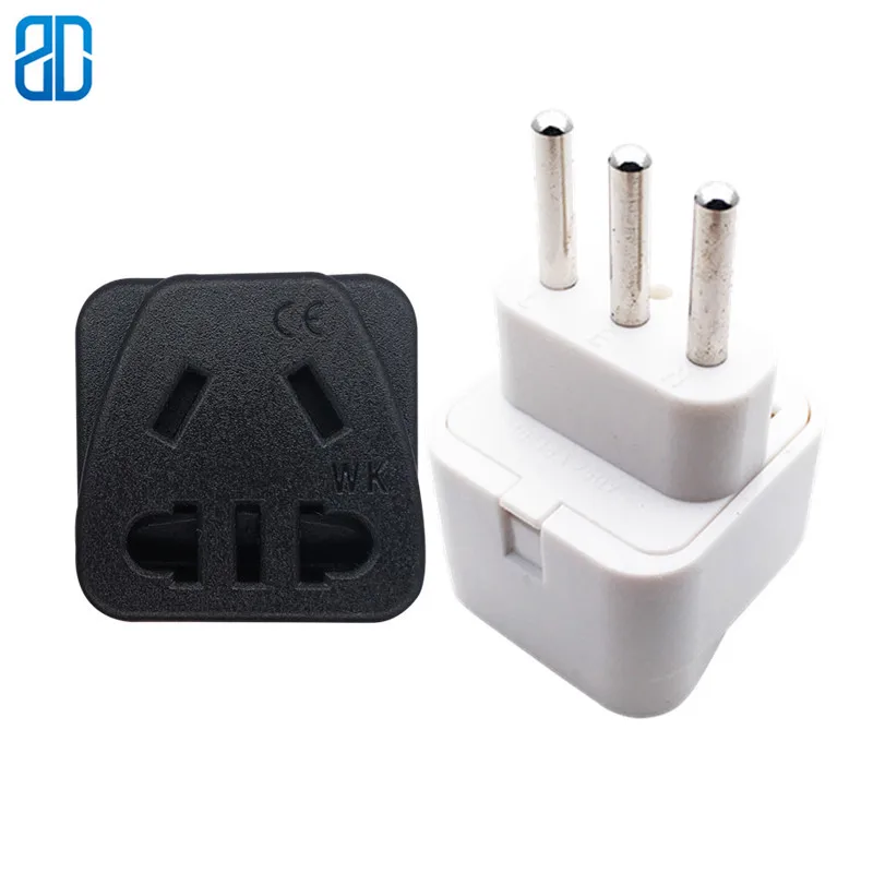 Универсальная дорожная штепсельная вилка с 2 контактами подходит для зарядки