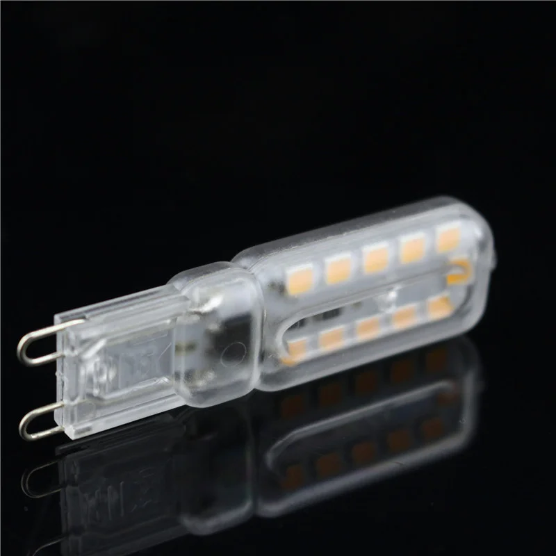 

10X Dimmable Led G9 3W 5W AC 110V 220V G9 lamp Led Corn bulb LED Spotlight Chandelier light Replace 30/40W halogen lamp light
