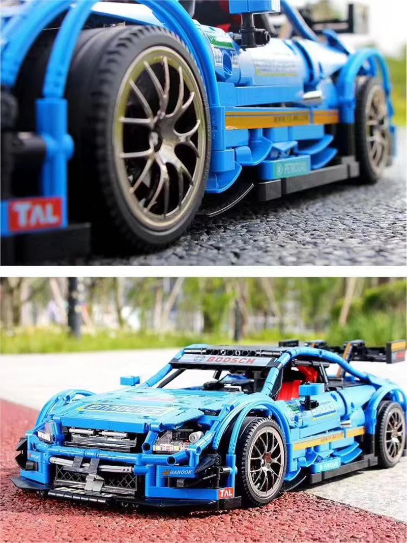 C63 Технология серии 13073 совместимый MOC-6687 6688 приложение дистанционное управление RC супер комплект гоночных автомобилей строительные блоки игрушки подарки
