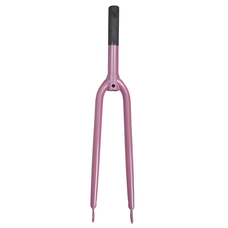 Pink 700C дорожный велосипед из углеродистой стали, передняя вилка с фиксированной передачей, вилка для горного велосипеда, инструменты для велосипеда - Цвет: Pink
