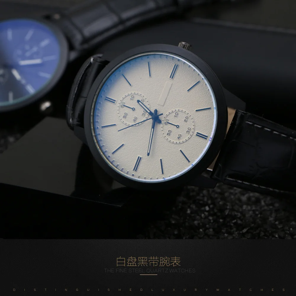 Relojes Hombre роскошные модные мужские Ультра тонкие кварцевые часы сапфировые