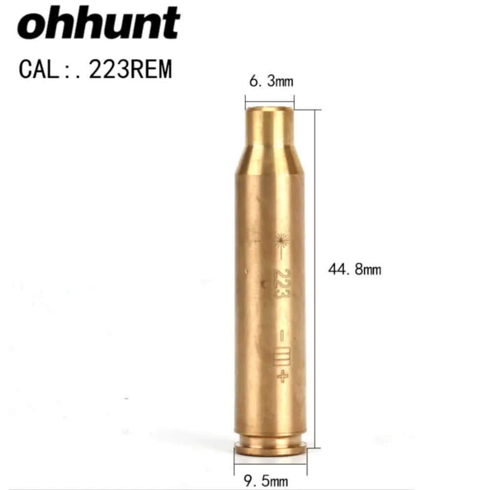 Ohhunt высокое качество CAL.223 Картридж красный лазер Sighter Boresighter Прицельная прицел