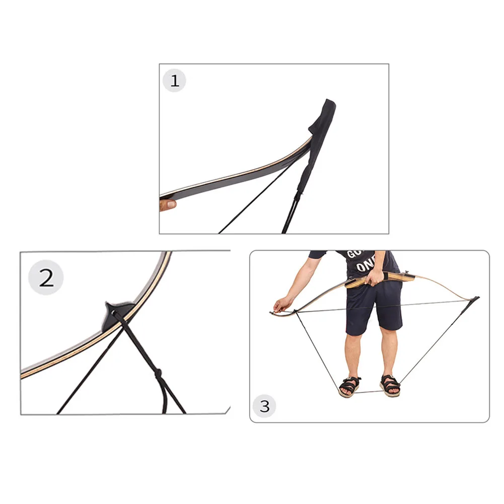 

Longbow Install Rope Bowstring Replace Tool Bow Install Stringer Recurve Outdoor