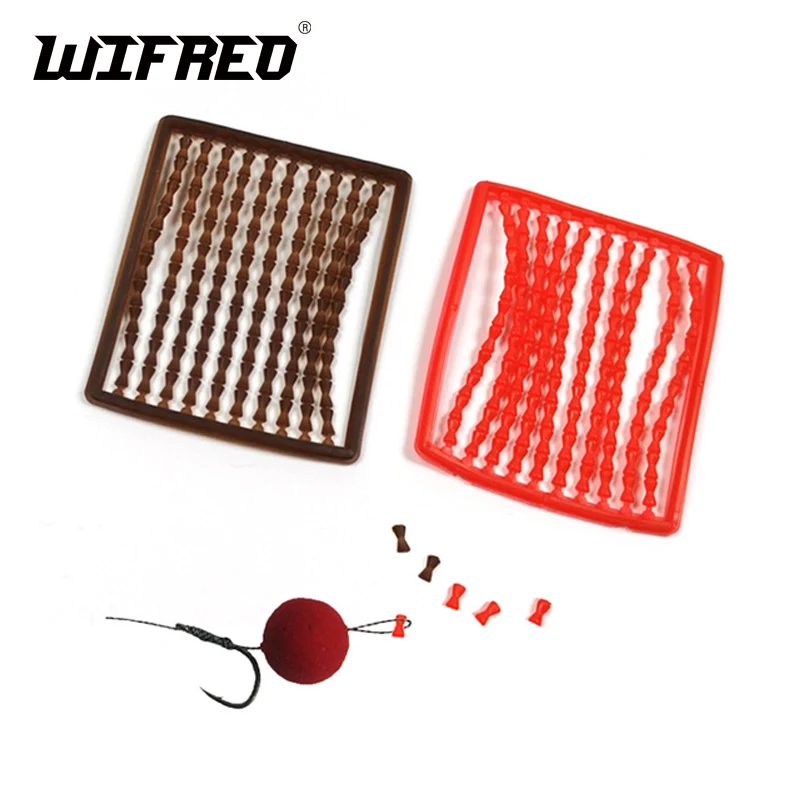 5 Панели/500 стоп мягкая Carping волос Rig для Бойла ограничители Для приманки Красный