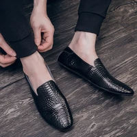 black men loafers shoes luxury genuine leather slip on moccasins casual men shoes fashion loafers mens flats driving shoes 2020