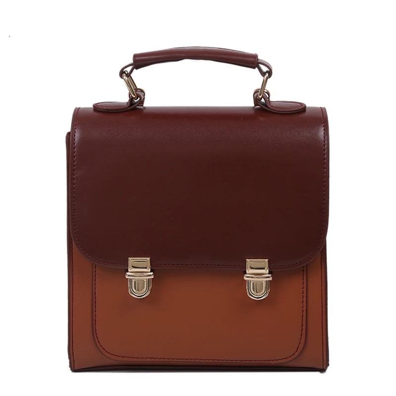

Korean Style 2021 New Bag Cambridge Bag Retro Female Bag Portable/single Shoulder/back Shoulder Three-purpose Bag