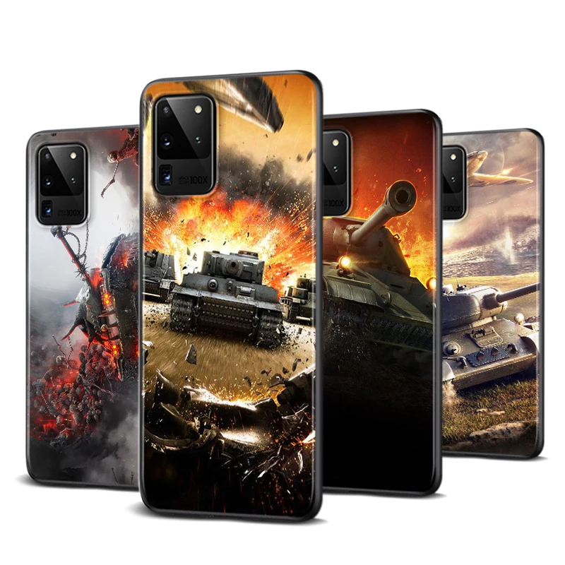 

World Of Tanks Phone Case For Samsung S22 S21 S20 FE Ultra Pro Lite S10 5G S10E S9 S8 S7 S6 Edge Plus Soft Cover