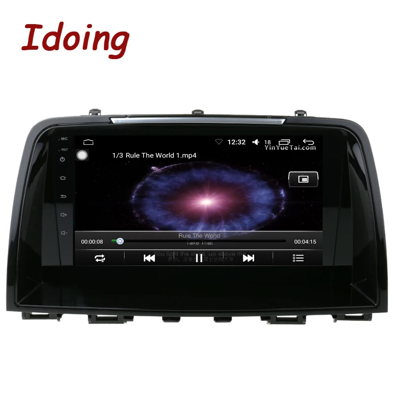 Автомобильный мультимедийный плеер Idoing 9 &quotIPS 2.5D 4 Гб + 64 ГБ 1Din Android радио GPS для Mazda