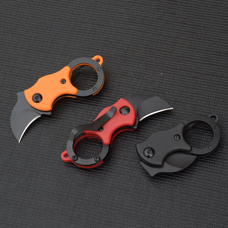 Портативный мини карманный складной нож с EDC коготь подвесной шейный брелок для