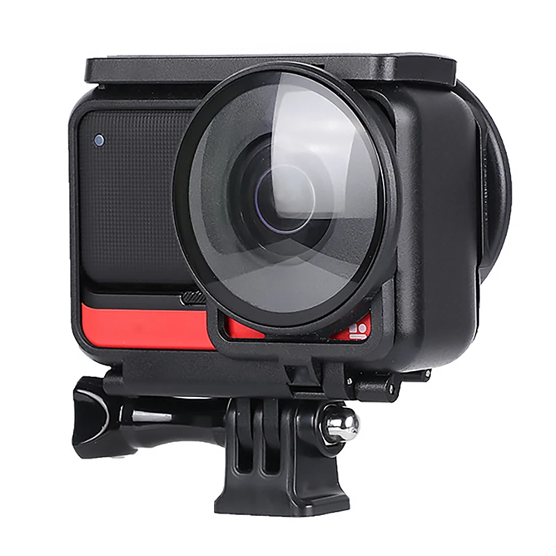 for Insta 360 One R 4K Camera Accessories Dual-Lens Mod Glass Protector Guards Caps Protective Frame Case Housing | Электроника
