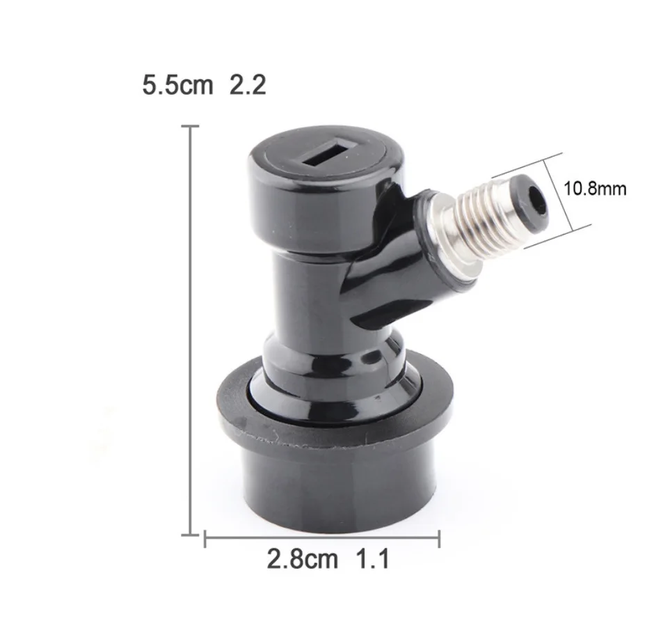 Пивной бочонок разъем-дозатор шариковый затвор отключение бочонка