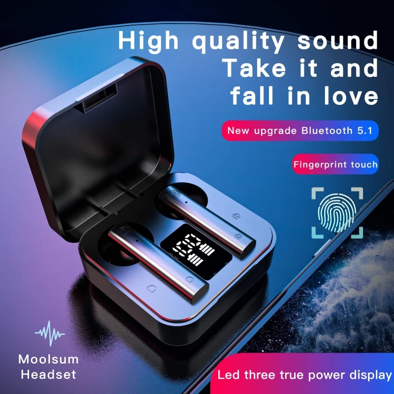 Ternzun Air2S Беспроводной наушники-вкладыши TWS наушники Bluetooth гарнитура 5 1