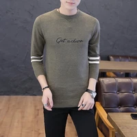 2020 autumn winter mens sweater sweater pullover bottomed sweater mens warm sweater semi high neck sweater