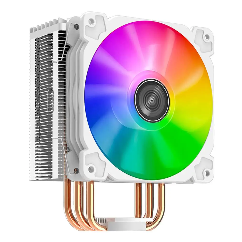 Кулер для ПК 120 мм 4 контакта 12 В бесшумный RGB вентилятор тепловых трубы
