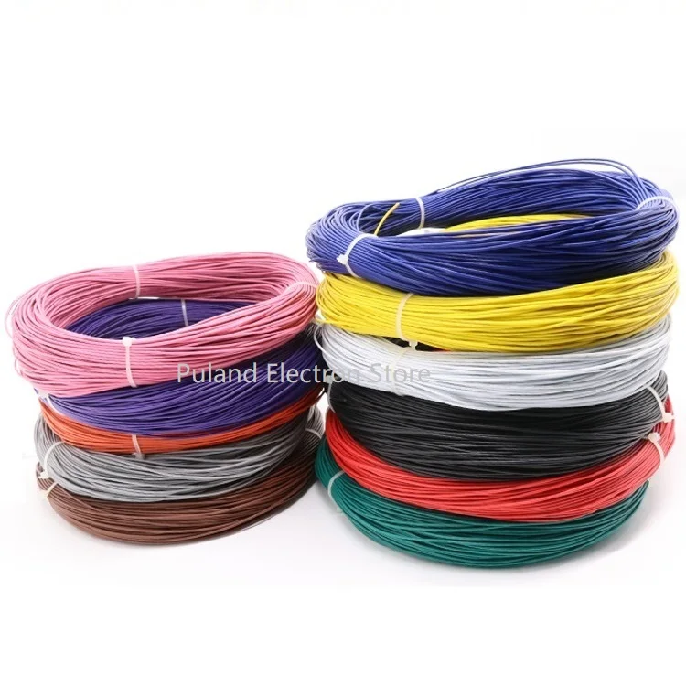24AWG UL1007 ПВХ провод OD 1 4 мм изолированный OFC Луженая Медь электрон проводник кабель
