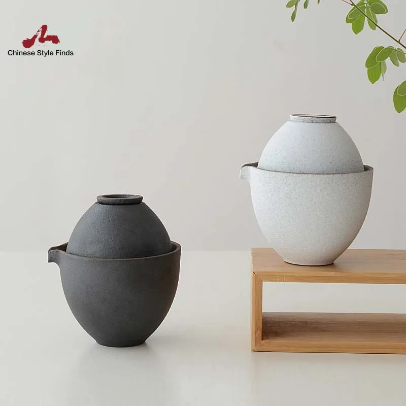 Чайный сервиз чайные принадлежности рандомный чайник чашки фарфоровый