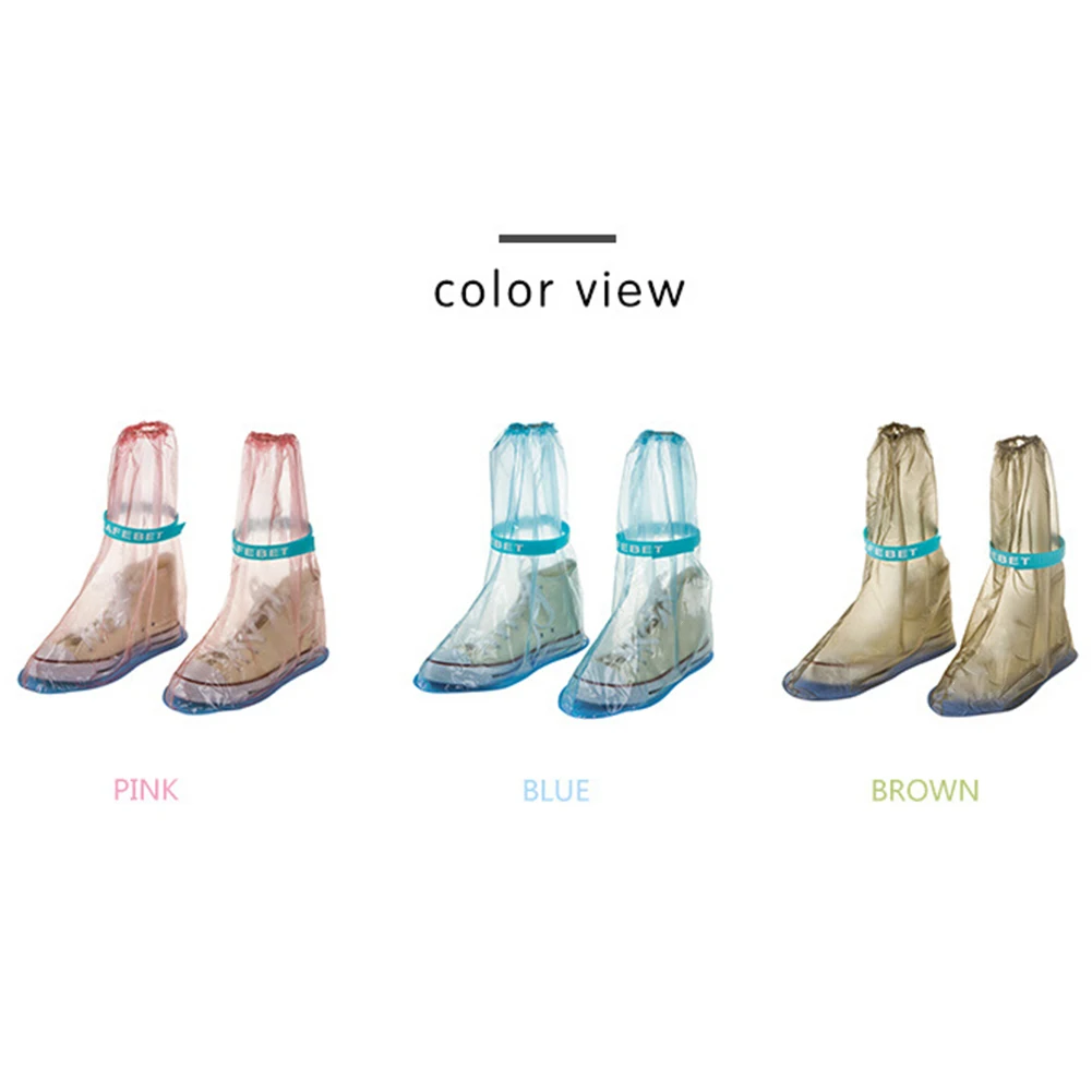 1 Pair Unisex Waterproof Anti-skid Reusable Rainy Day Shoes Boot Cover Overshoes | Дом и сад