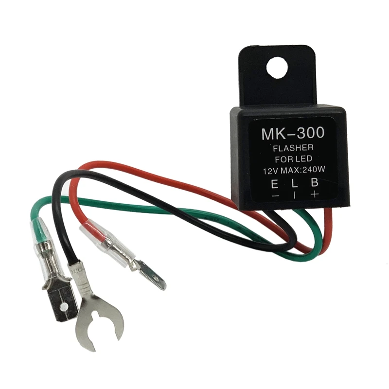 Универсальный мотоцикл части светодиодный мигающий светильник 3 Pin DC 12V указатель