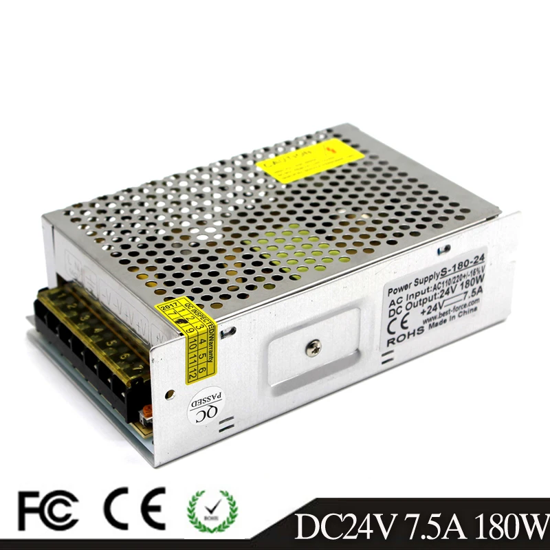 Выключатель питания DC12V 15A DC15V12A DC18V 10A DC24V 7.5A DC27V 6.7A 200 Вт светодиодный трансформатор