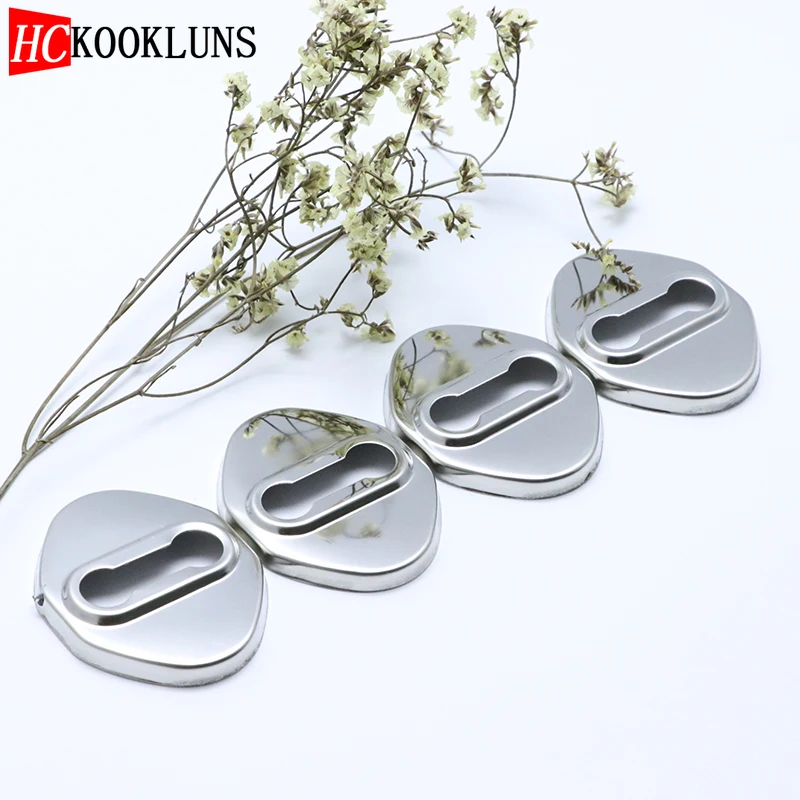 4 шт. защитный чехол из нержавеющей стали с замком для двери honda CRV CR V 2007 2008 2009 2010 2011