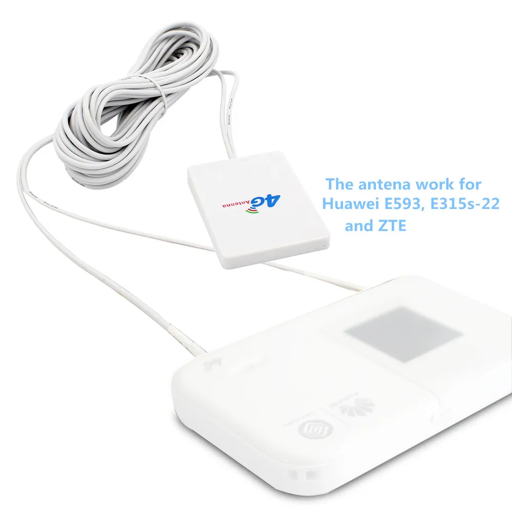 4G панель LTE Antena Antenna 3G SMA TS9 CRC9 разъем с кабелем 3 м Hign Усиление wifi антенна для Huawei