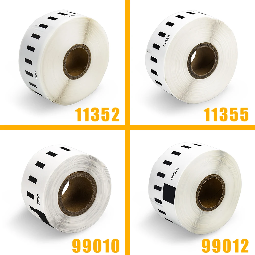 Topcolor этикетка Бумага рулон совместимый с Dymo этикетки LW 99010 99012 11352 11355 для LabelWriter