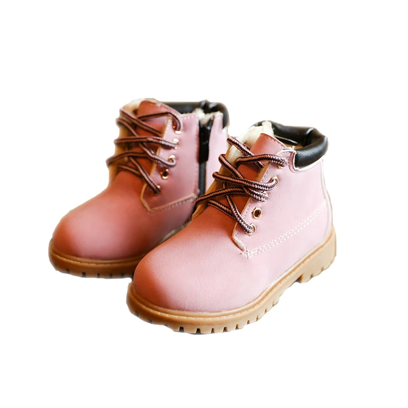 LNGRY Shoes,Toddler Kids Baby Girls Floral British Style Leather Martin Short Boots Casual Shoes