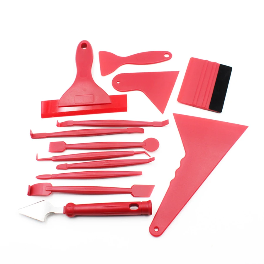 

13pcs Car Filming tool Car Vinyl Stickers Wrap Film Squeegee Scraper Tools Car Accessories