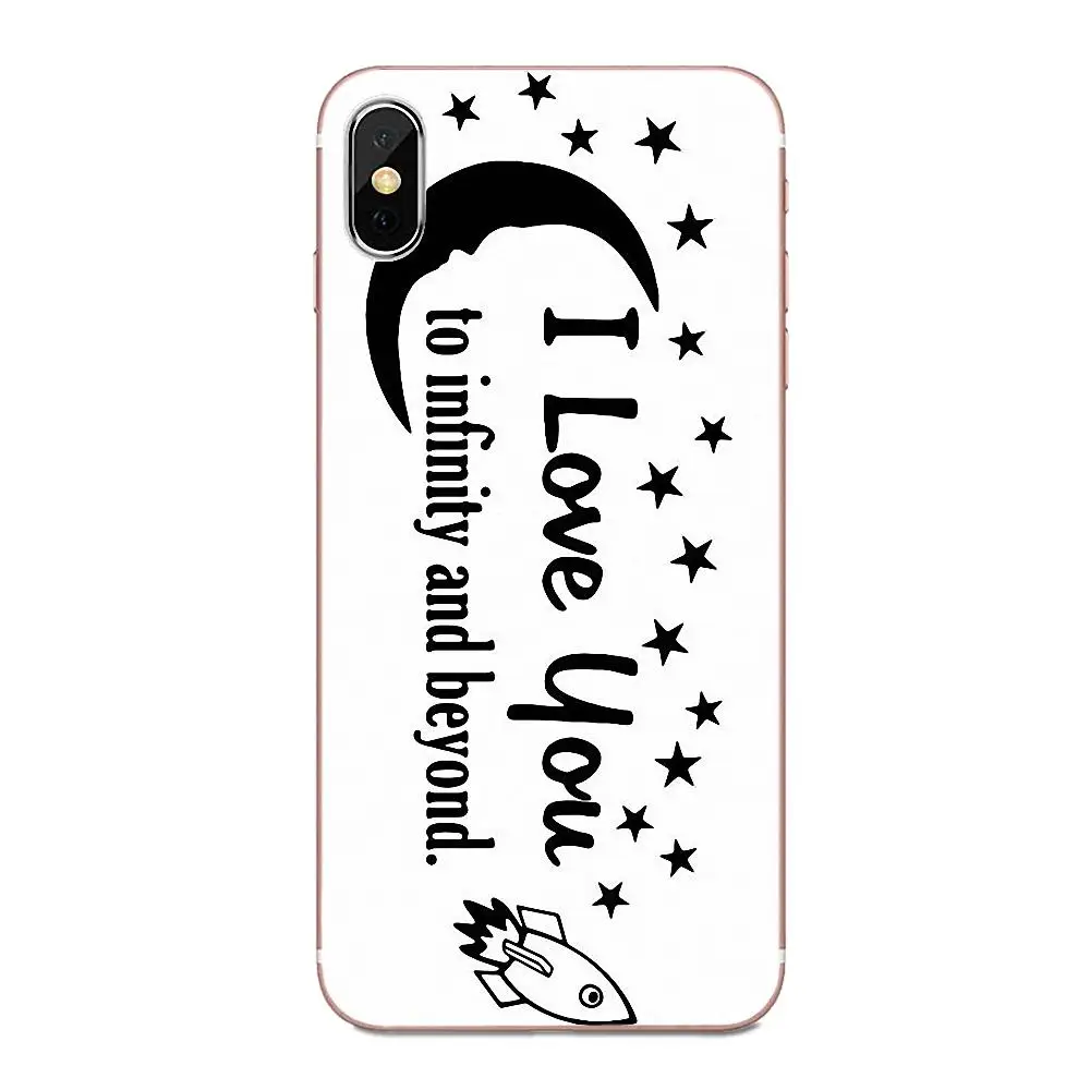 Уникальный для Samsung Galaxy A10 A20 A20E A3 A40 A5 A50 A7 J1 J3 J4 J5 J6 J7 2016 2017 2018 Love To Infinity And Beyond