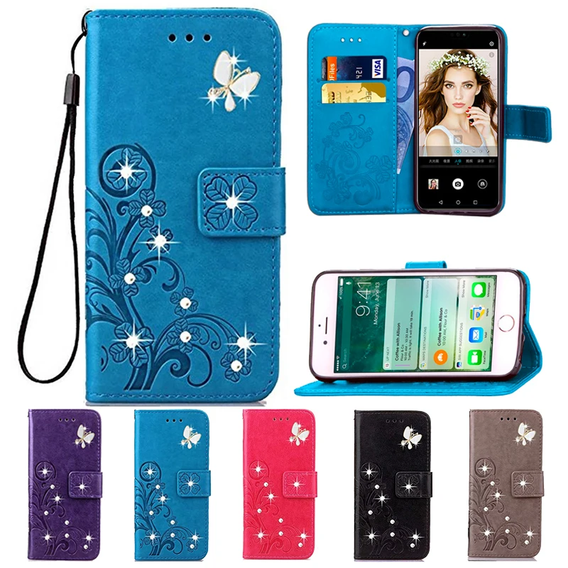 Flip Cover Leather Case on for Huawei Honor Bee Y5C Y541-u02 Y625 Y3C Y336 Y360 G Play Mini | Мобильные телефоны и