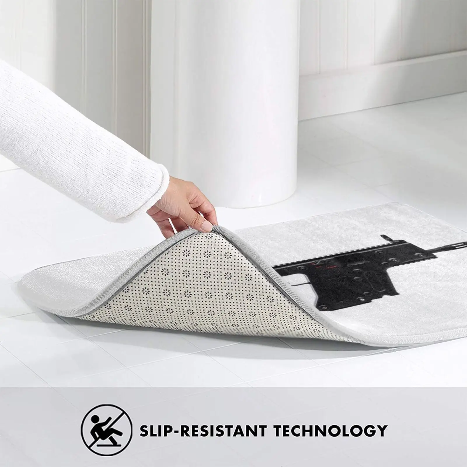 Коврик-автомат с пистолетом и противоскользящим покрытием | Дом сад