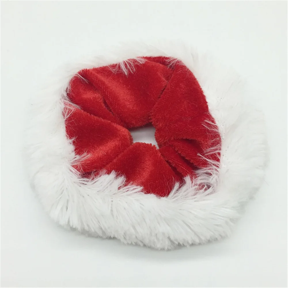 Рождественские резинки для женщин и девочек эластичные резиновые модные