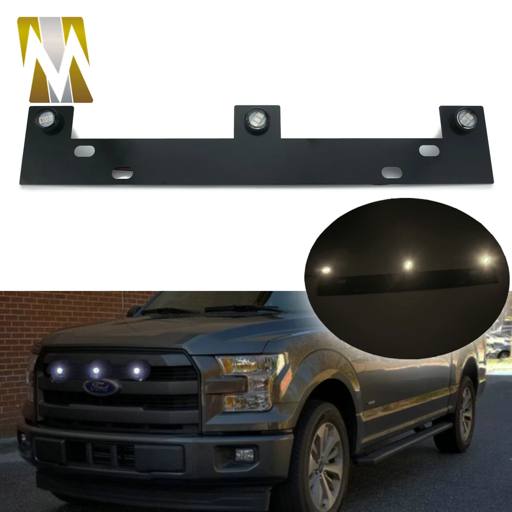 Для Ford F 150 2009 2010 2011 2012 2013 2014 2015 Raptor передняя решетка светодиодные лампы комплект