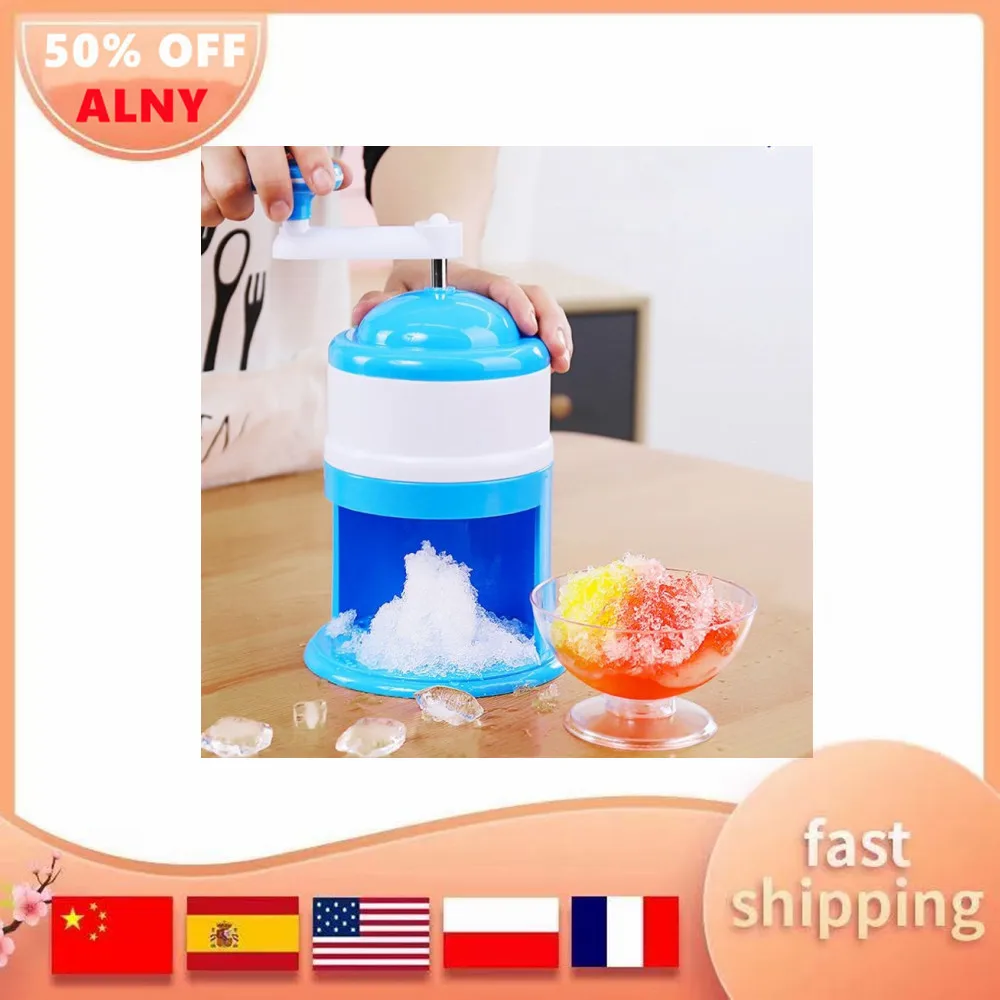 

Household Mini Easy Ice Shaver Crusher Handheld Snow Manual Crushing Ice Machine Fried ice machine N12 20 Dropshipping