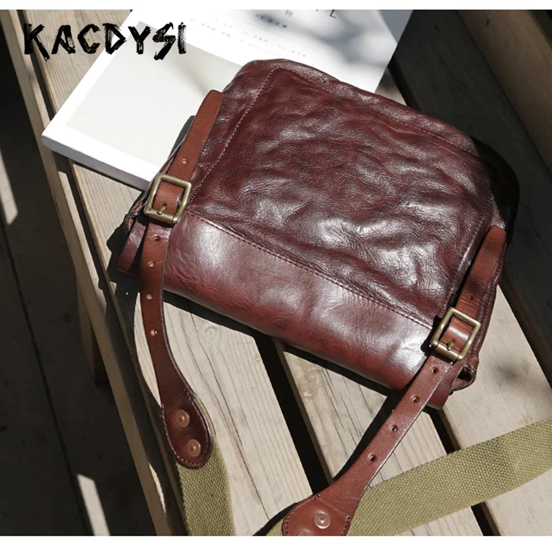 Маленькая сумка Кроссбоди из натуральной бычьей кожи дизайнерская мессенджер в