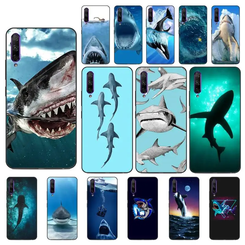 Милый Шикарный чехол для телефона YNDFCNB Ocean Overlord Shark Bling Huawei Y5 II Y6 Y7 Prime Y7Plus Y9 2018 2019 |