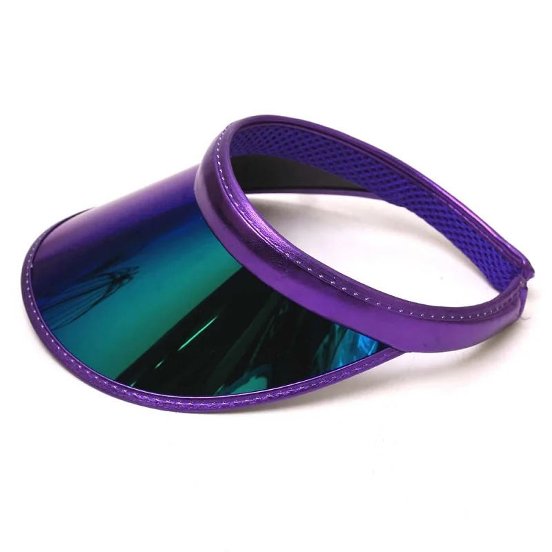 Шляпа от солнца прозрачная для мужчин и женщин пластиковый козырек из ПВХ