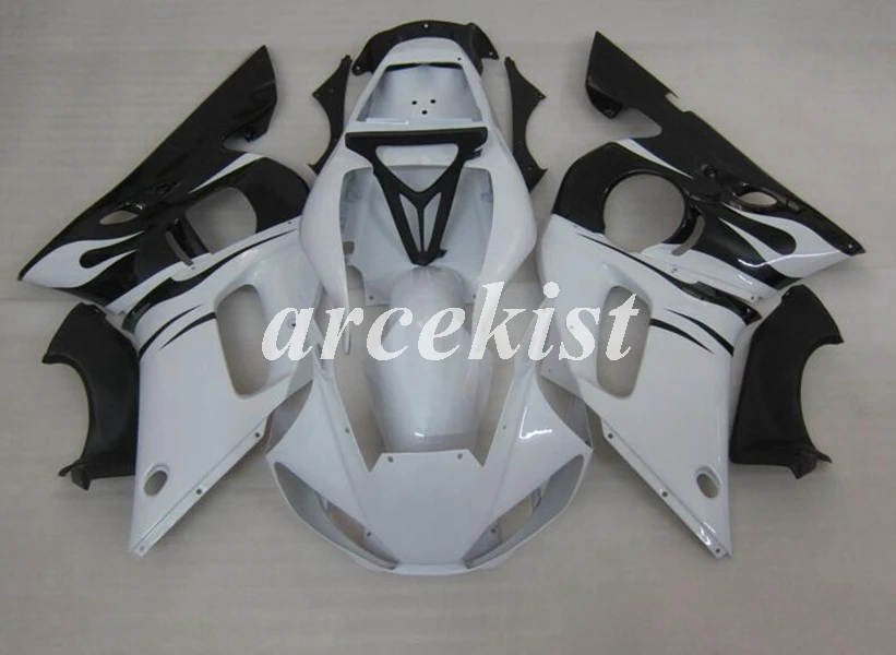 

4 бесплатных подарка, новый комплект обтекателей для мотоцикла ABS, подходит для YAMAHA YZF-R6 1998 1999 2000 2001 r6 98-02, белый корпус